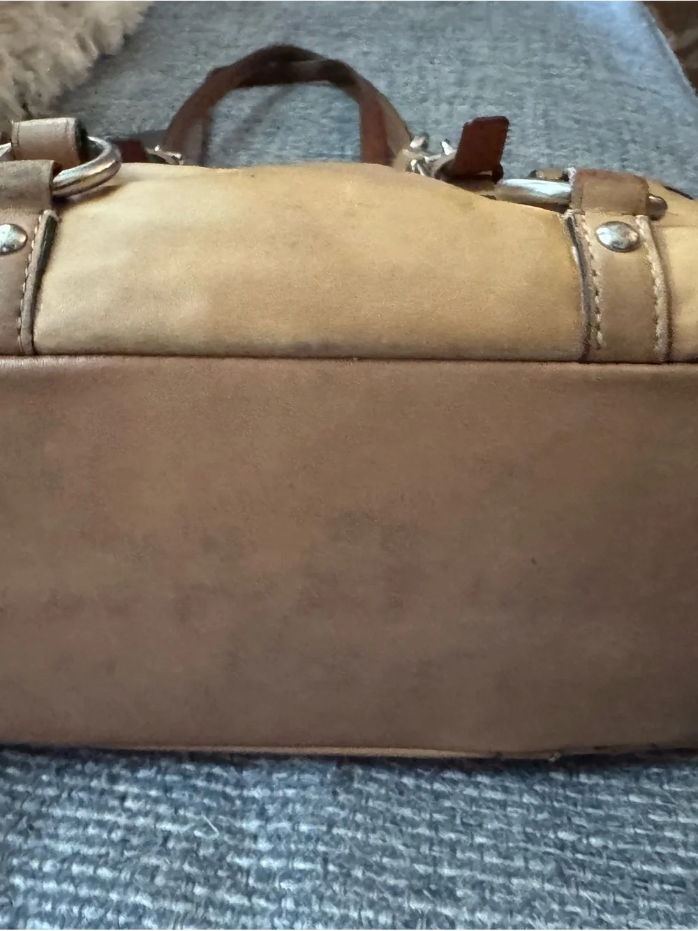 Coach Leatherware Leather F11524 Cognac Glove-Tanned Leather Shoulder ZipTop Bag
